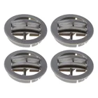 4x автомобильный RV боковое вентиляционное отверстие дефлектор кондиционера универсальный (серый)