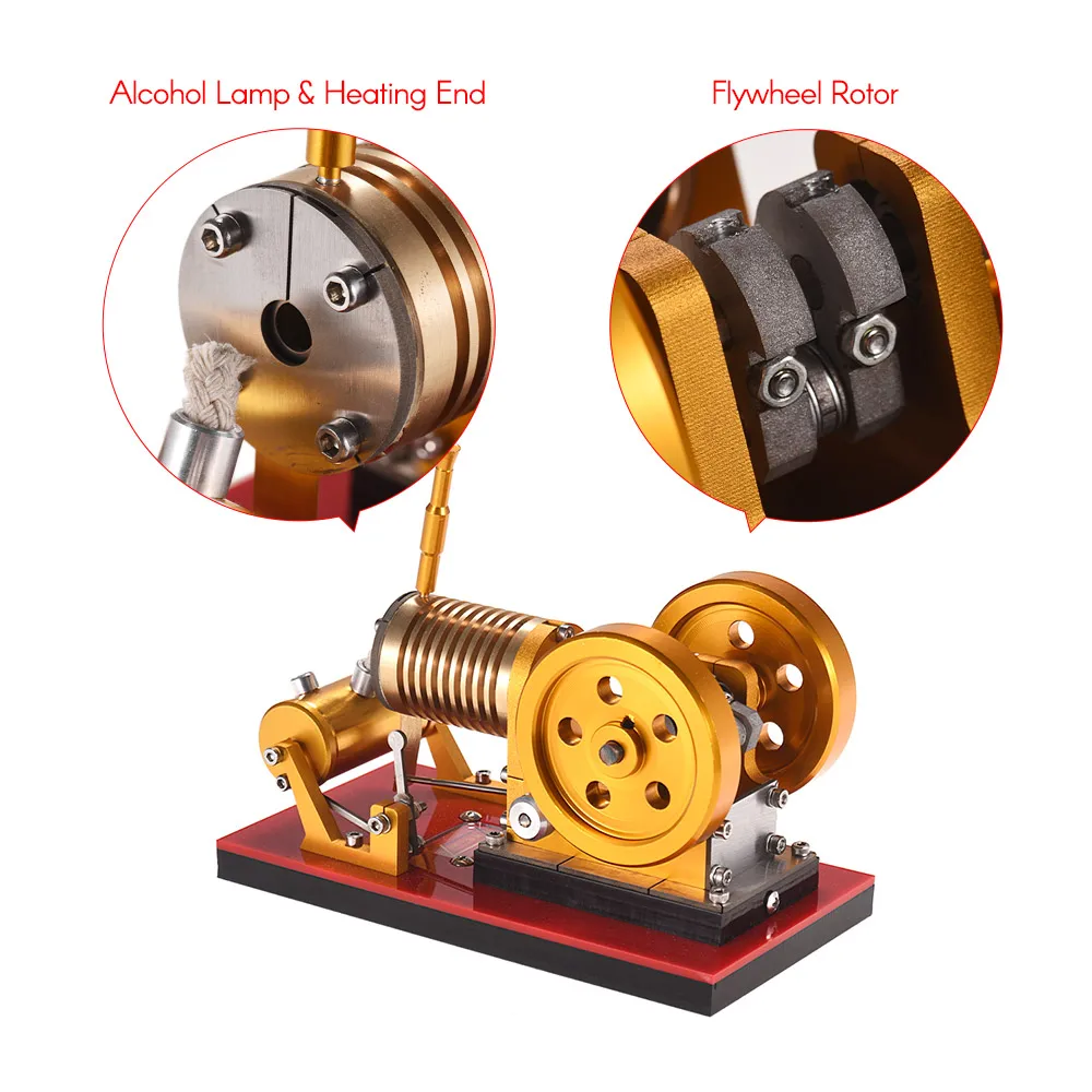 Модель двигателя с горячим воздухом для изучения науки образовательная игрушка|