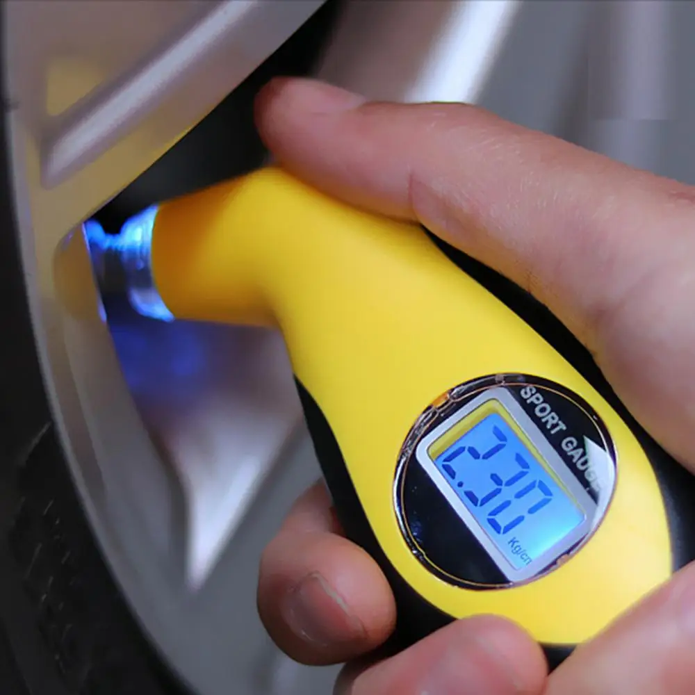 Новейший измеритель давления воздуха в шинах электронный цифровой ЖК дисплей