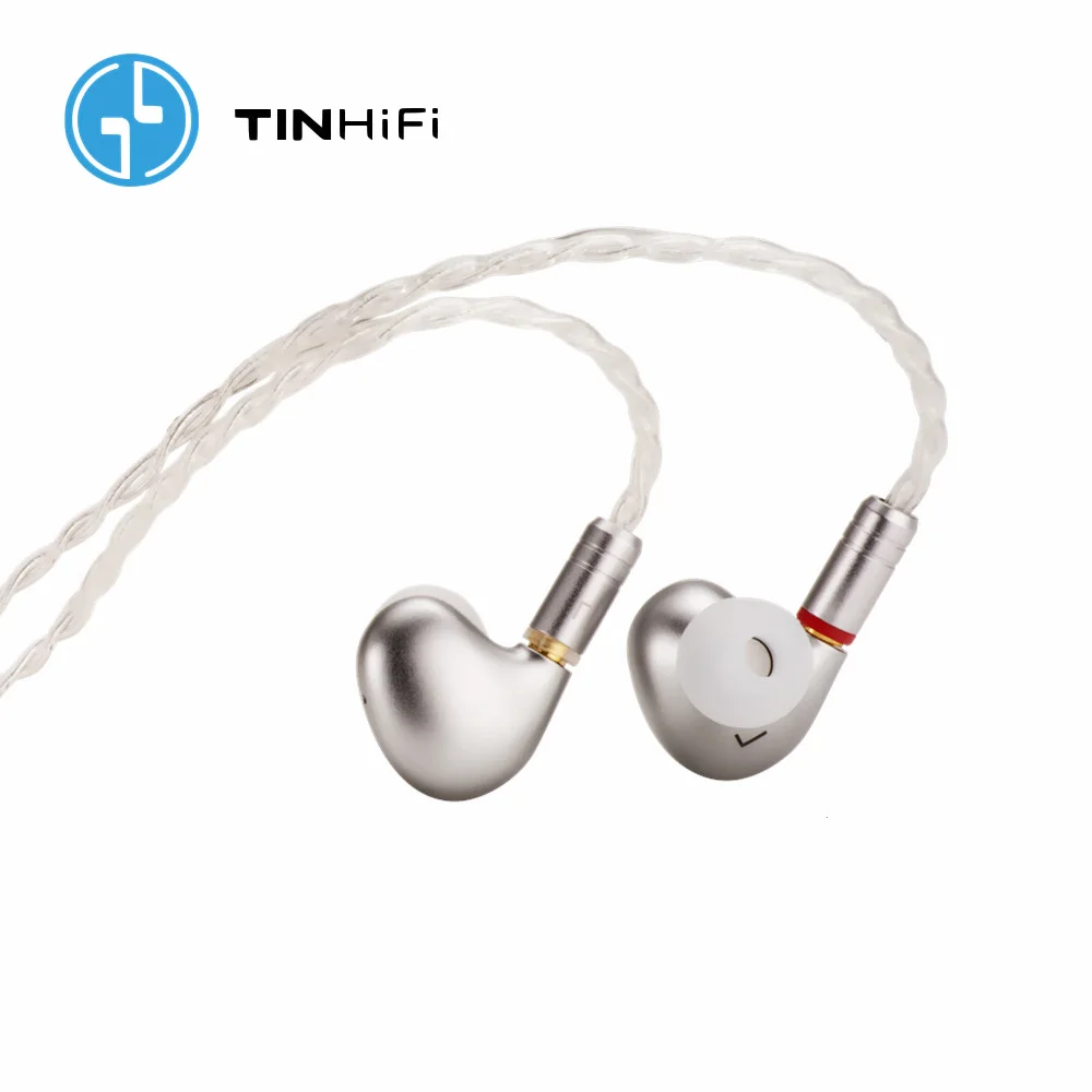 Наушники вкладыши TINHIF T2 PLUS с динамическим приводом Hi Fi наушники DJ металлические 3