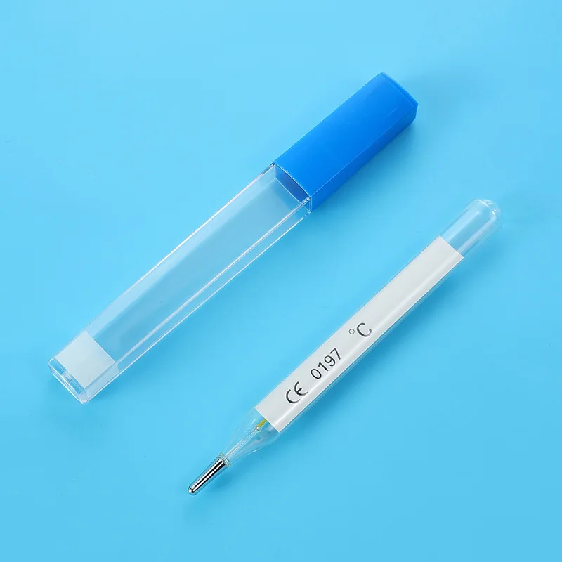 1pcs Medical Mercurial Glass Thermometer Large Screen Clinical Measurement Device | Дом и сад