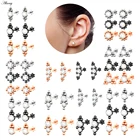 Кольцо Alisouy с цирконом для пирсинга, Ювелирное Украшение для прокола губ, козелка уха, серьги, Надеваемые На ушной хрящ, губная серьга-гвоздик, 1 шт.