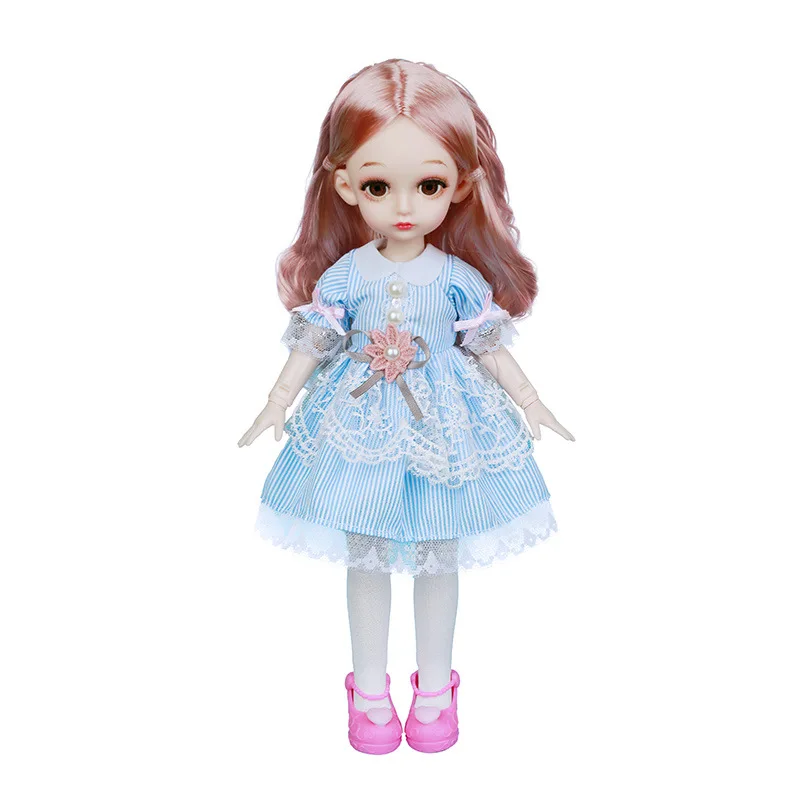 

32cm Joint Movable Doll Girl Changes Into 12 Inch Cute Doll Princess Doll Suitable for DIY Toys Boy Girl Birthday Christmas Gift