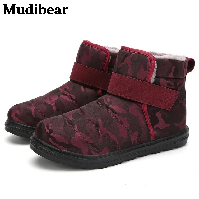 

Mudibear New Winter Women Boots Female Snow Boots Casual Warm Winter Sneakers Shoes Woman Botas Mujer Plus Size Lady Footwears