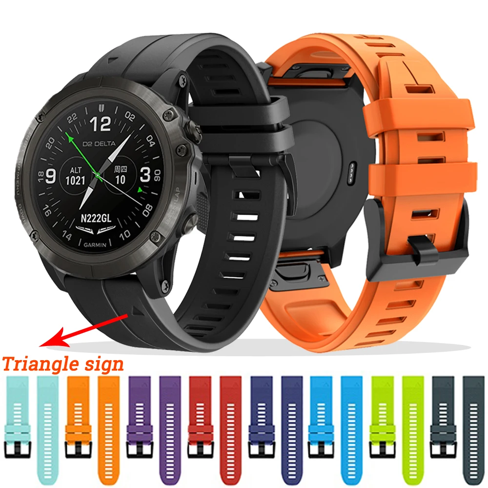 

26mm Quick Fit Watch Bands Straps For Garmin Fenix 3 HR 5X Plus 6X Pro Quatix 3 Tactix Bravo Charlie Delta Descent Mk1 Bracelet