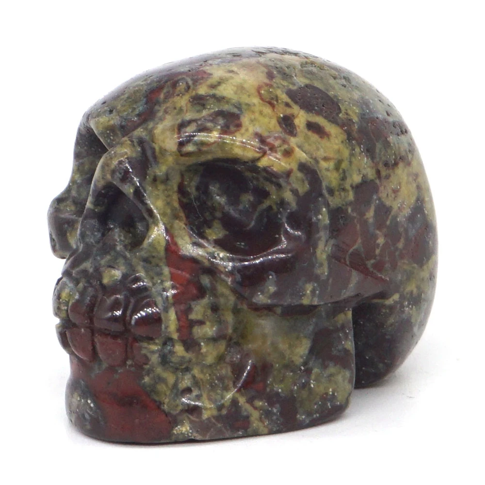 1 5 &quotСтатуя черепа натуральный дракон кровь камень резной кристалл рейки