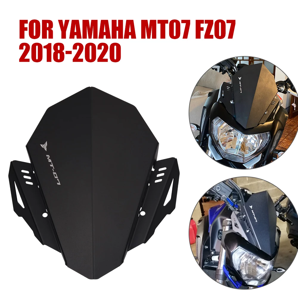 Аксессуары для мотоциклов YAMAHA MT07 FZ07 MT-07 2013-2020 ветрозащитный экран на лобовое