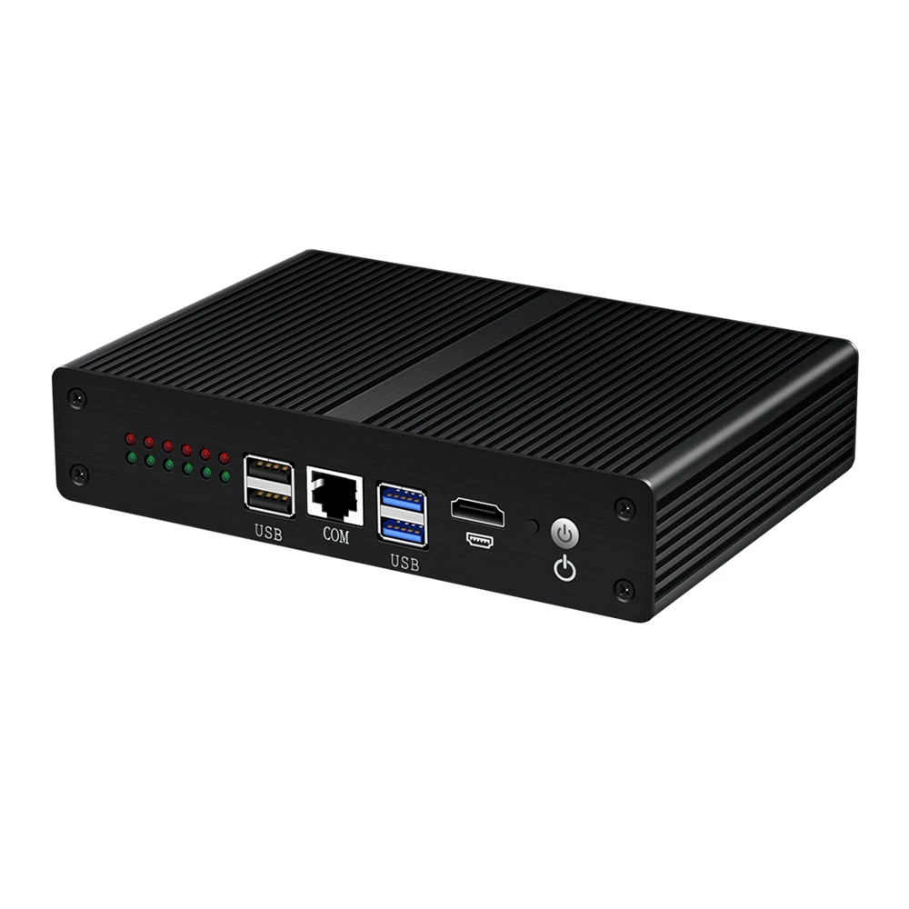 6 * LAN 1000 Мбит/с мини-ПК без вентилятора Core i3 4010U 5010U маршрутизатор брандмауэра Windows 10