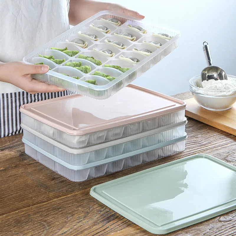 Кухонная пластиковая прозрачная коробка для хранения пищи органайзер