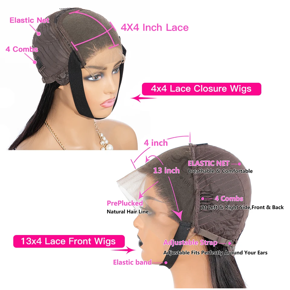

Short Jerry Curly Bob 4x4 Closure Wig Malaysia Virgin 13x4 Lace Front Human Hair For Black Women Deep Wave Pre Plucked Frontal