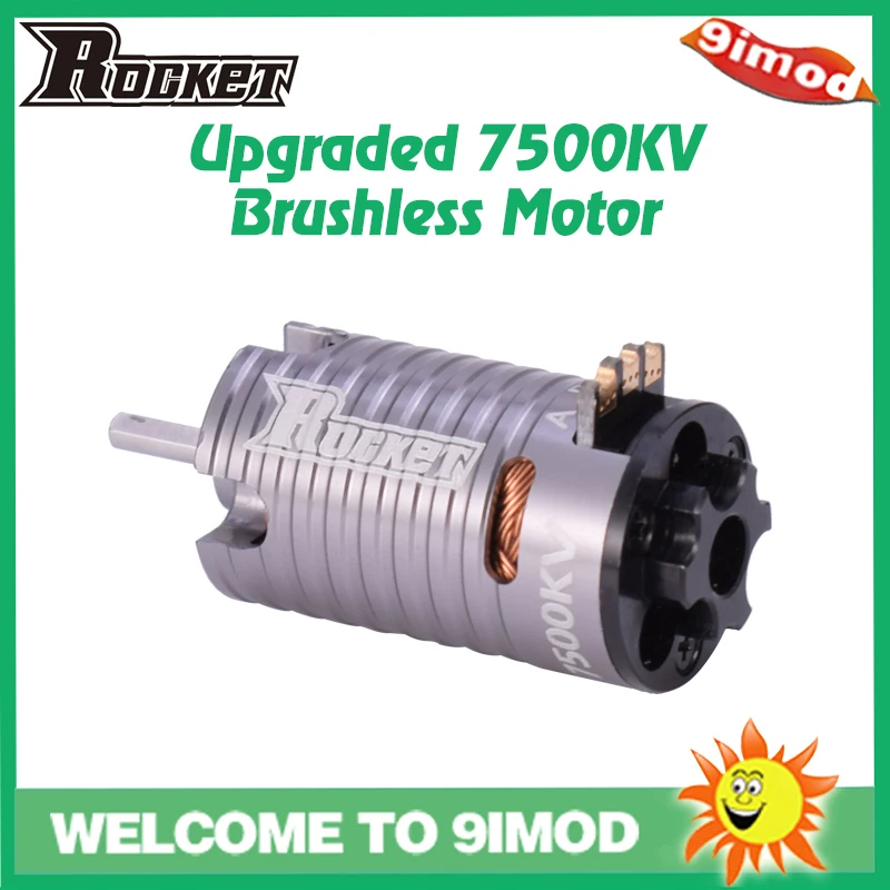 titanium 7500KV SURPASSHOBBY мини 3500/5500/7500/9500KV бесщеточный двигатель для Kyosho Mr03 Pro Atomic DRZ 1/24 1/28 1/32 RC Drift MINI-Z автомобиль - Цвет: titanium 7500KV
