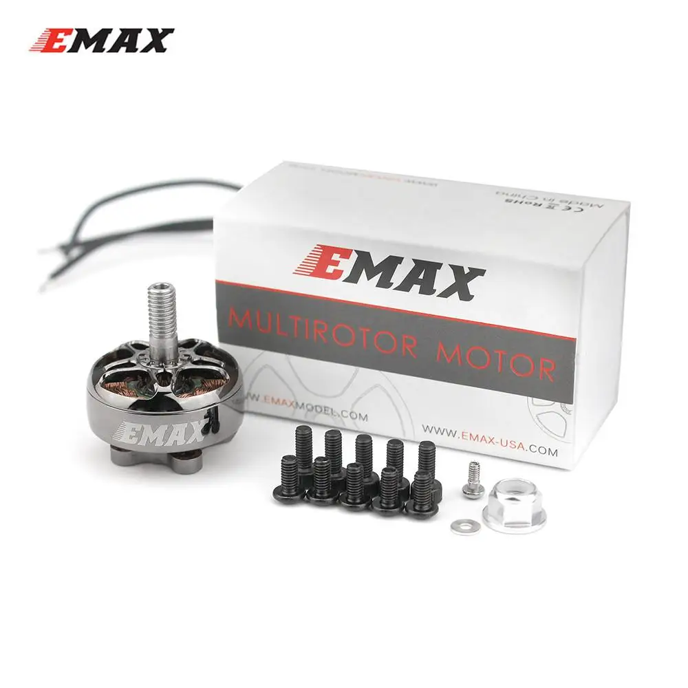 

4 PCS EMAX ECOII Series 2207 Motor 6S 1700KV/1900KV 4S 2400KV Brushless Motor for RC FPV Racing RC Drone