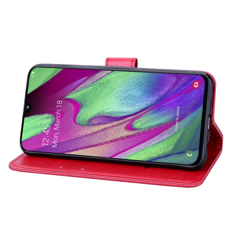 Кожаный чехол-кошелек с розами для samsung Galaxy A7, A6, A8 Plus,, A10, A20, A30, A40, A50, A60, A70, Роскошный милый мягкий чехол-книжка