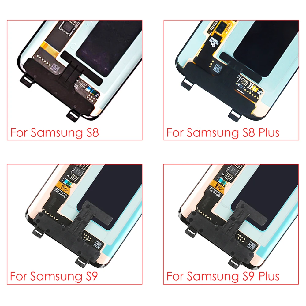 OTMIL 6 2 &quot100% AMOLED LCD для SAMSUNG Galaxy S9 плюс сенсорный экран с сенсорной панелью дисплей