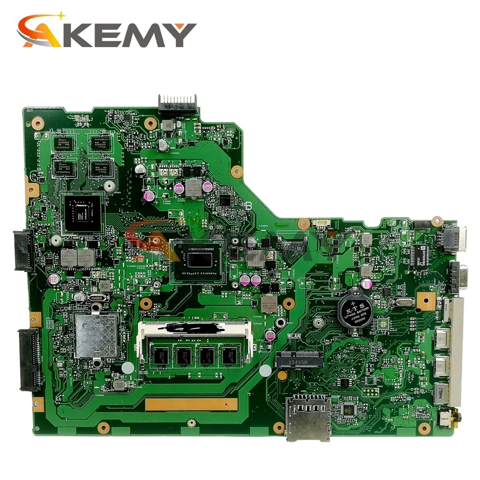 Материнская плата AKEMY X75VD для ноутбука ASUS X75VB X75VC X75A X75V оригинальная материнская