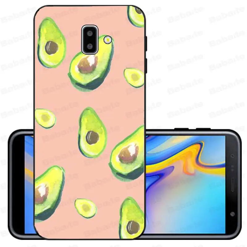 Мягкий чехол из ТПУ с изображением авокадо и фруктов для samsung Galaxy j6 plus A6 A8 A9 A10 A30 A50 |