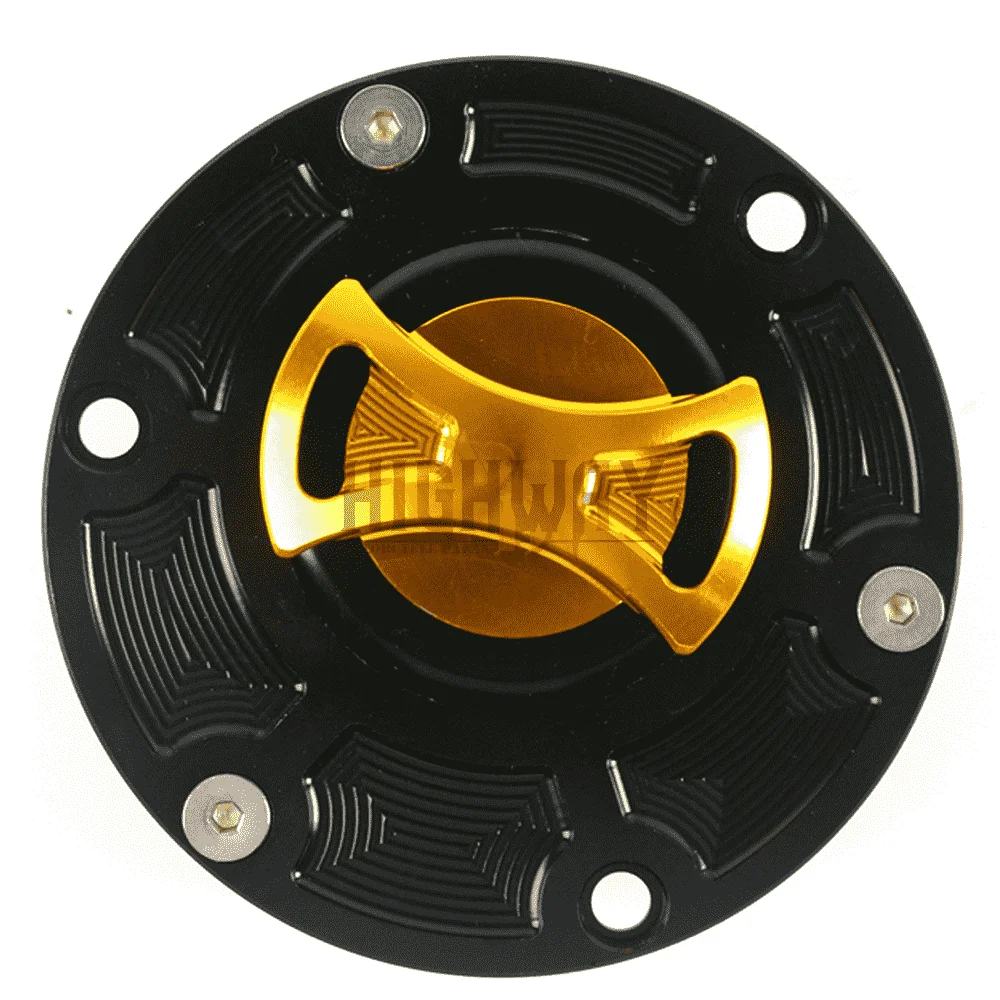 

Motorcycle Accessories CNC Aluminum Racing Keyless Tank Fuel Cover Cap For Aprilia RSV 1000R FACTORY 2004-2008