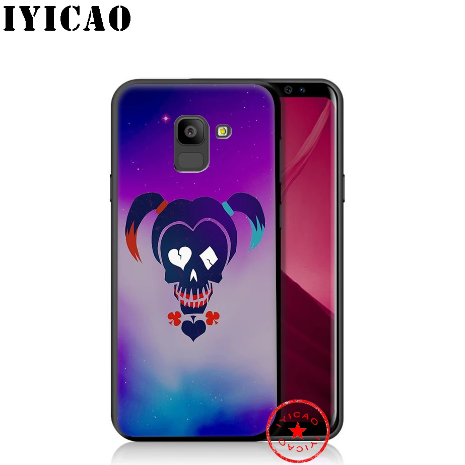 IYICAO Харли Куинн самоубийцы отряд мягкий чехол для телефона samsung Galaxy A9 A8 A7 J6 A6 плюс
