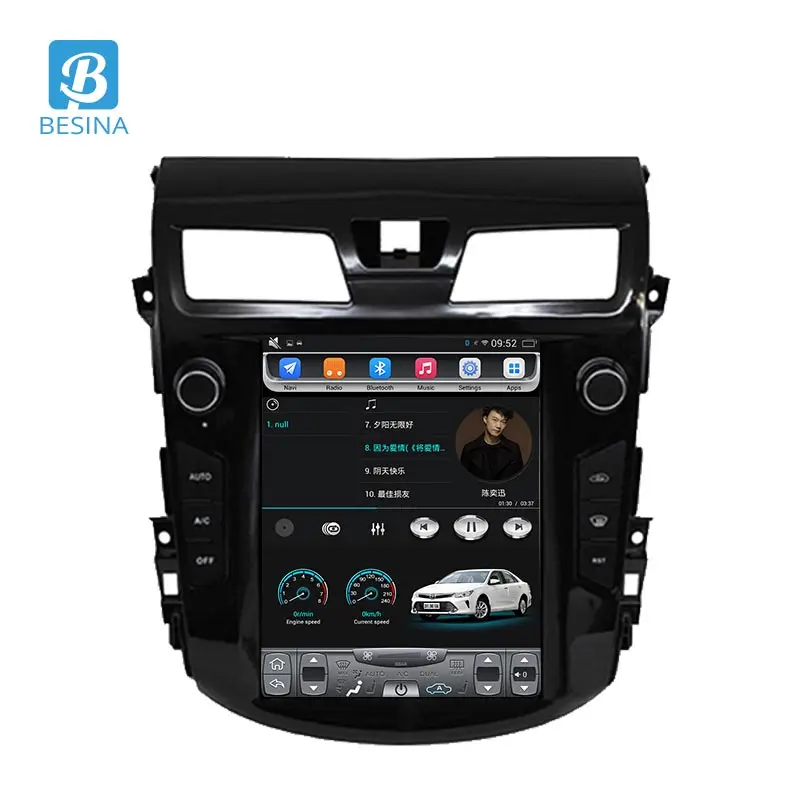 Автомобильный радиоприемник Besina 10 4 дюйма Android 9 1 для Nissan Teana Altima L33 2013-2018