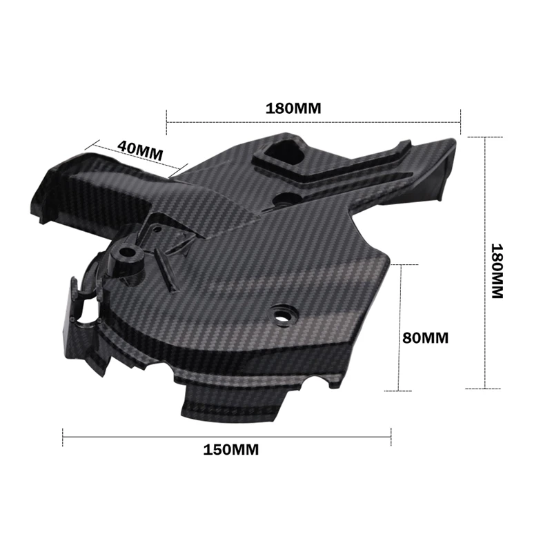 

for Honda ADV150 PCX150 2019-2020 Motorcycles Carbon Fiber Engine Cover Protection Case Left Engine Box Front Cover