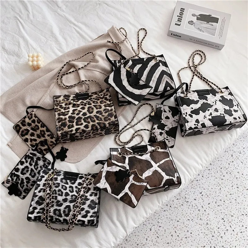 

new hot bags for women crossbody shoulder bag 2 in 1 luxury handbag PU leather tote bags fashion bag for women 2020