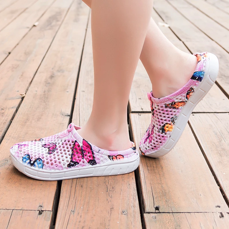 

womens casual Clogs Breathable beach sandals valentine slippers summer slip on women flops shoes home shoes for women