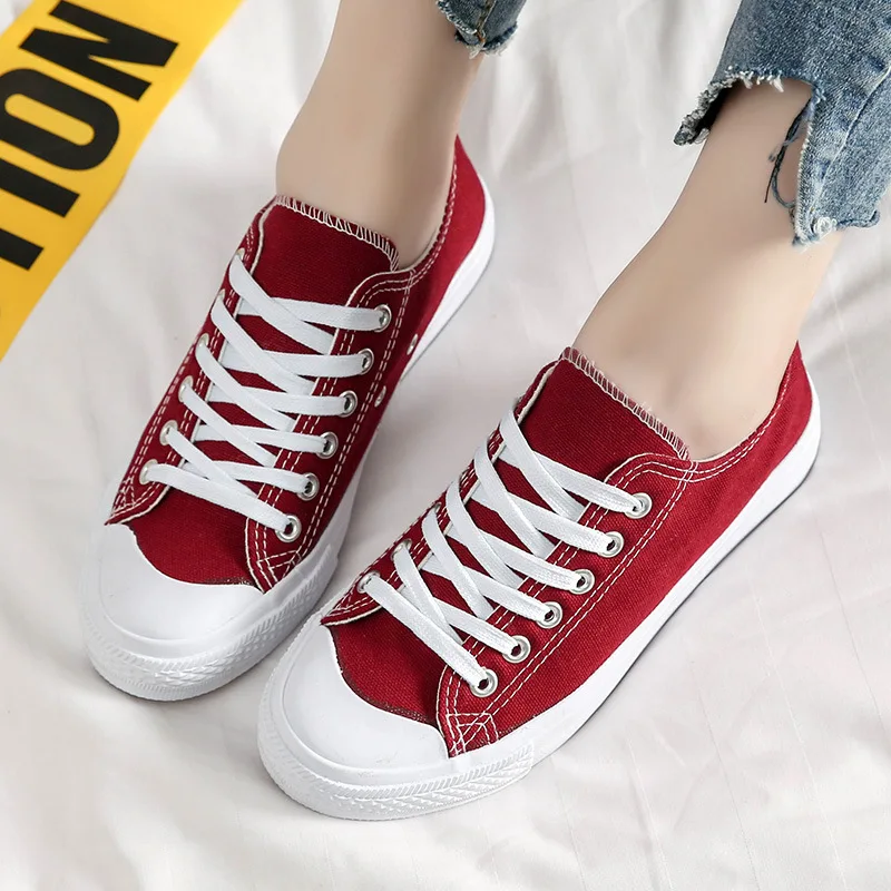 Женские кроссовки 2020 модные повседневные женские со шнуровкой однотонные