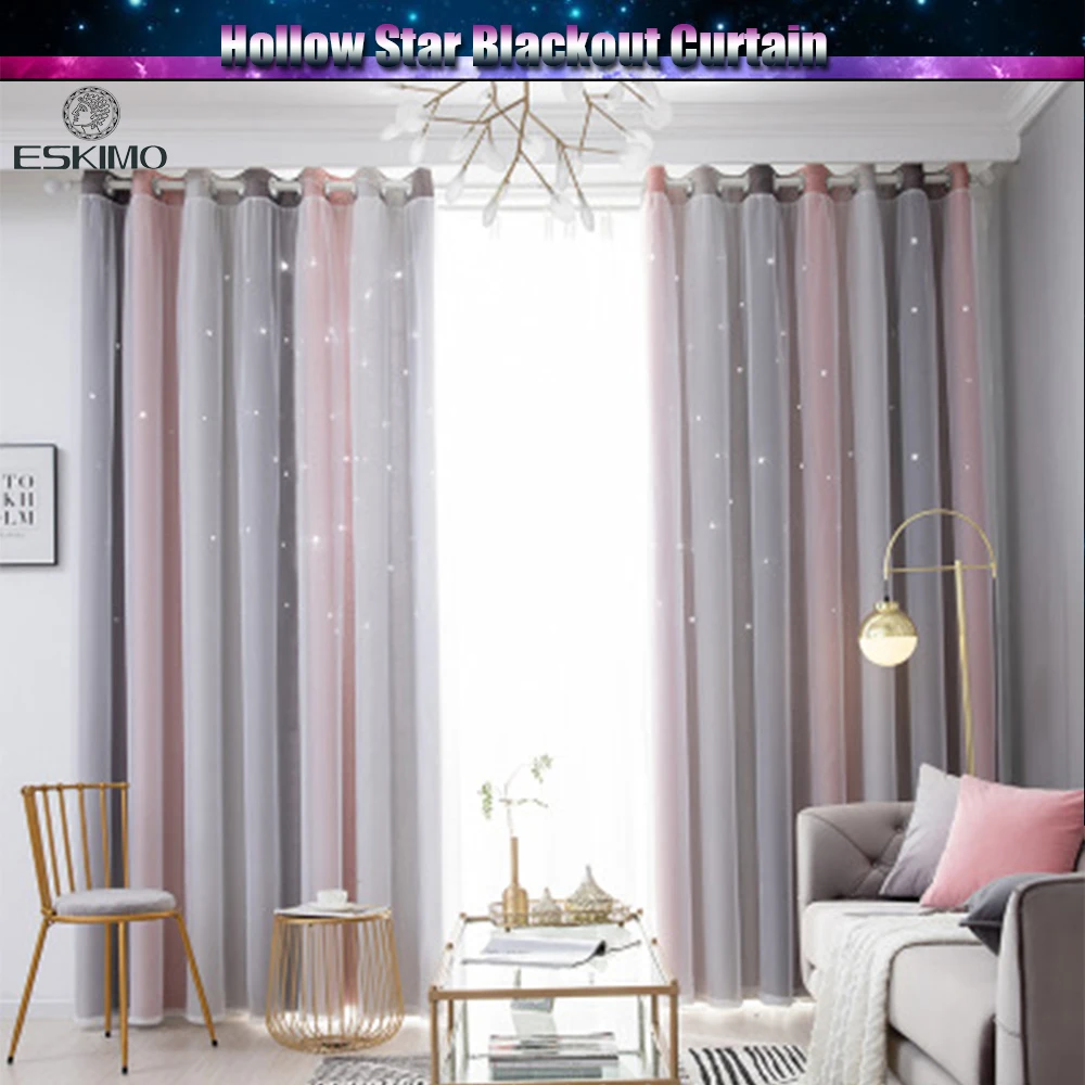 ESKIMO Разноцветные полосатые затемненные шторы для гостиной спальни детской