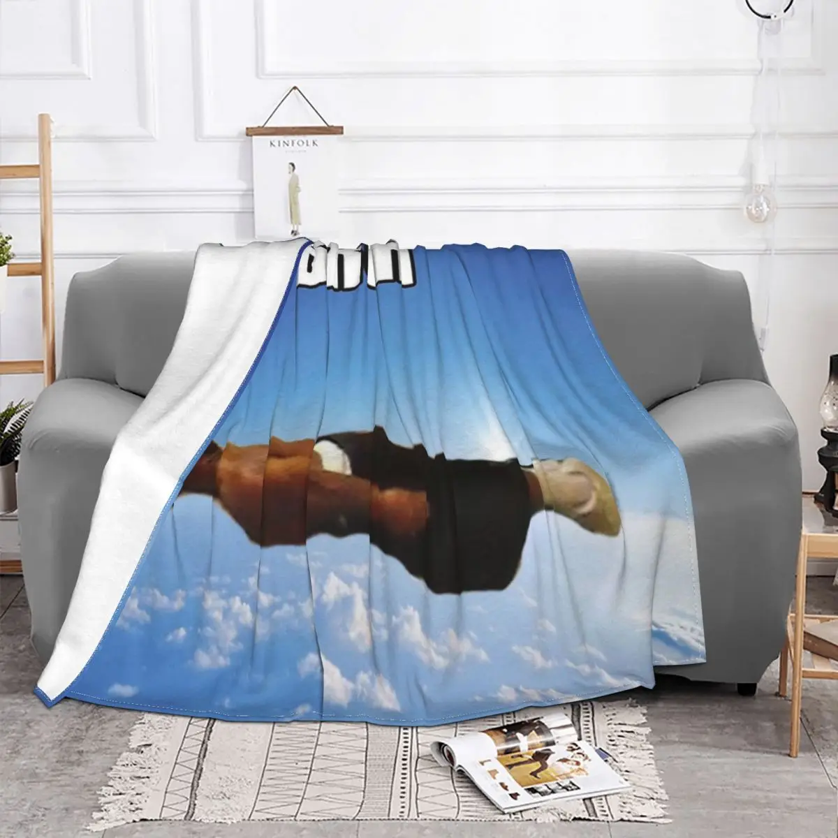 Bruh Flying Midget-colcha a cuadros para cama, manta de verano, ropa de cama y fundas, 90-1