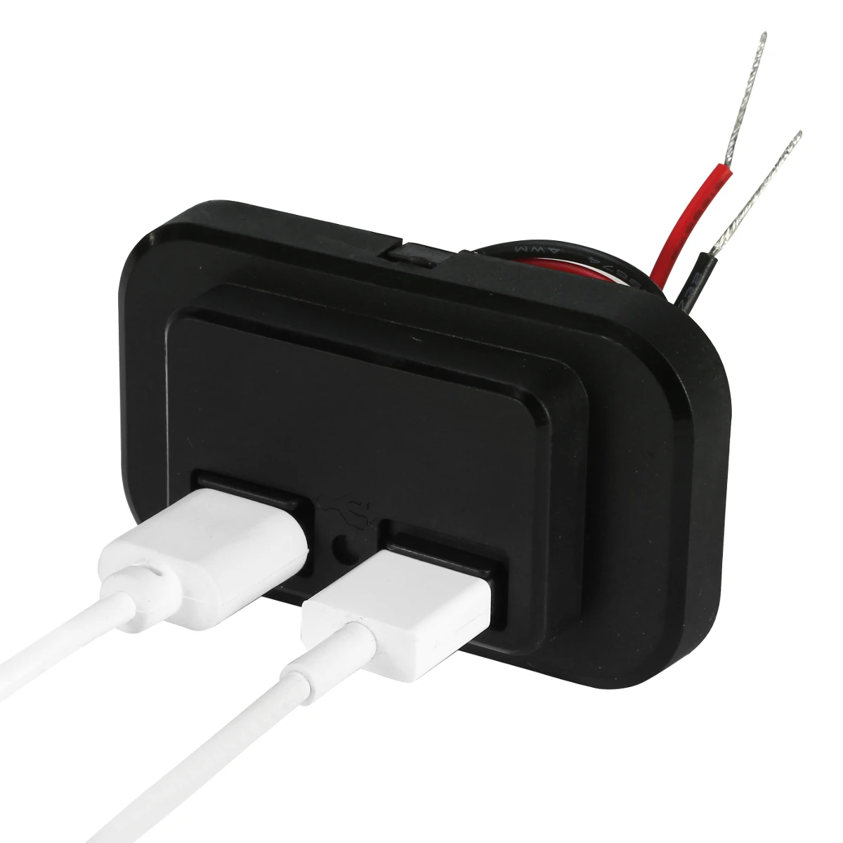 Зарядное устройство с двумя USB портами 4 8 А 3 1 12 В 24 для автомобилей мотоциклов