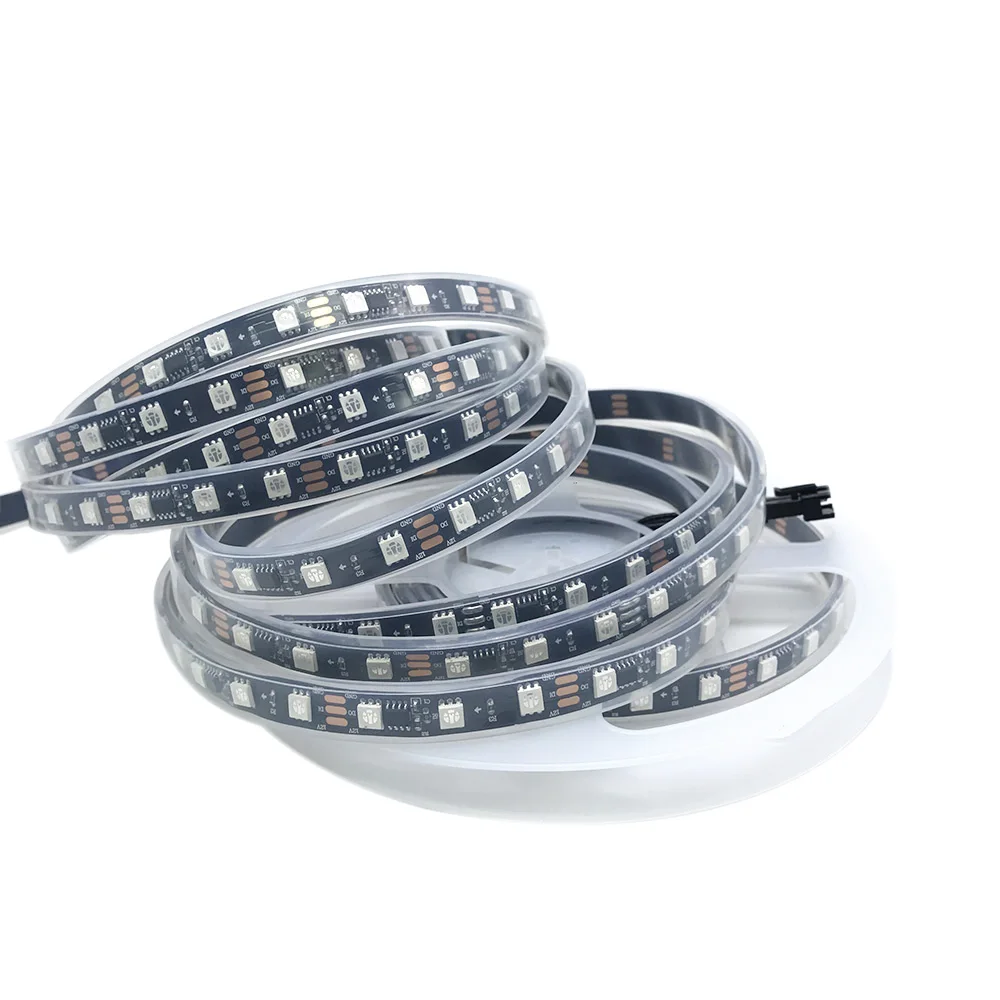 SM16703 WS2811 Addressable Rgb Led Strip 60 leds/M 12V digital 5050 programable 5M Smart Pixel Led Tape for led madrix project