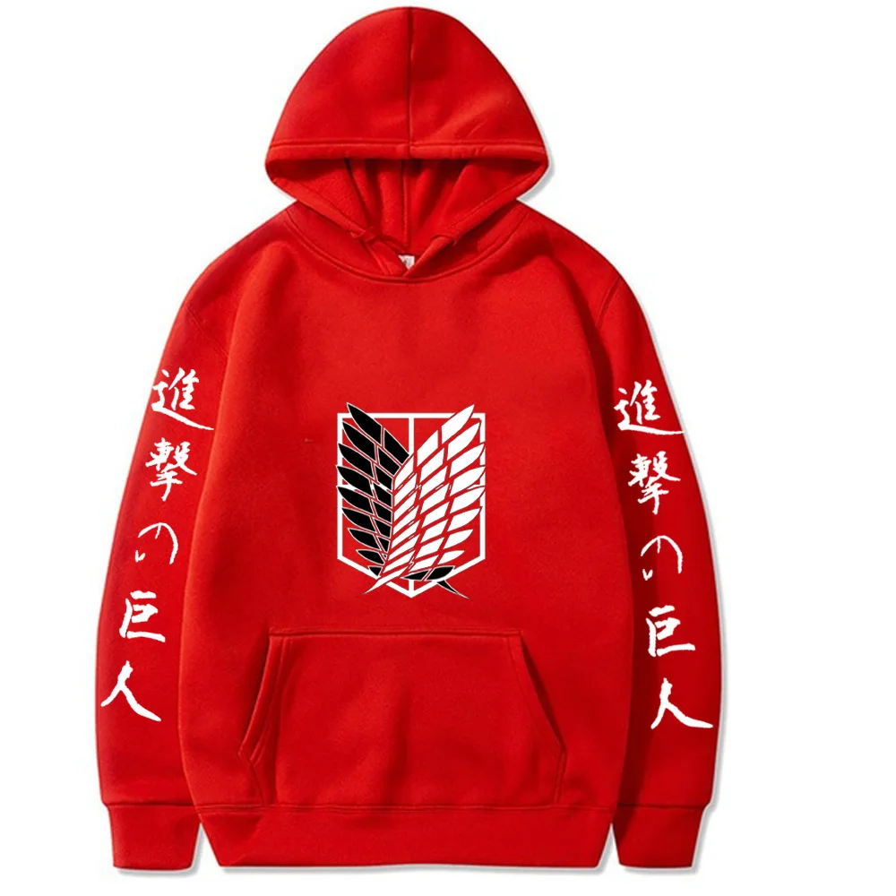 

Attack on Titan Hoodie Fashion Pullovers Casaul Tops sweatpants and hoodie set