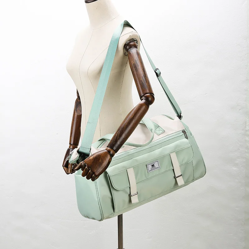 

Fashion Ladies Shoulder Bag Travel Organizer Multifunctional Gym Bag High Quality Water Repellent Dry And Wet Separation Bag New