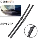 Набор лезвий стеклоочистителя лобового стекла для Peugeot 308 308CC 308SW 408 Citroen C4 DS4 Ford S-Max Galaxy 2006-2015, 2 шт., 30 