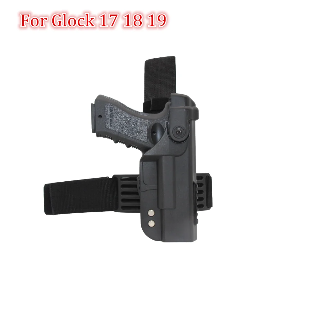 Военная кобура на бедро охотничья тактическая кобура на ногу Подходит GLock 17 18 19 22 23 26 30