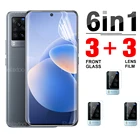 Гидрогелевая защитная пленка 6 в 1 для Vivo X60 Pro, X 60, 60Pro