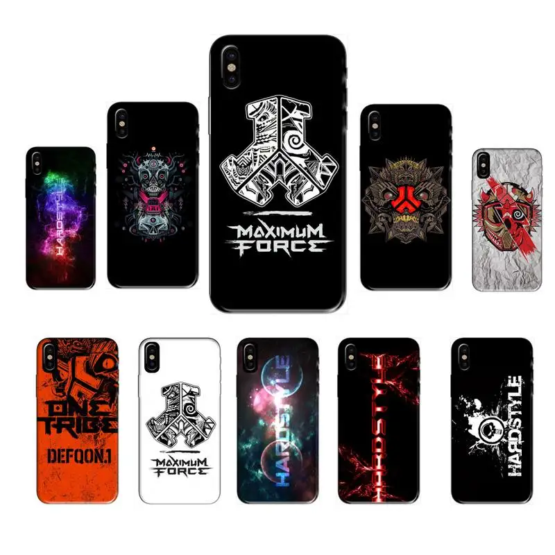 

Hardstyle Phone Case Black Tpu For Iphone XR Xs 11 12 13 Mini Pro Max 6 7 8 Plus X 6s SE 2020 Cover