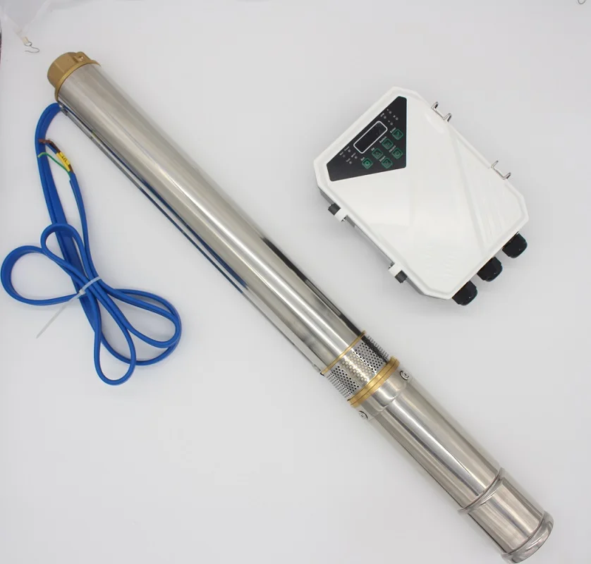 DC 24V 200W 3 &quotDeep Well Солнечный погружной насос MPPT контроллер (головка 25 м т/ч) 3DPC3-25-24-200