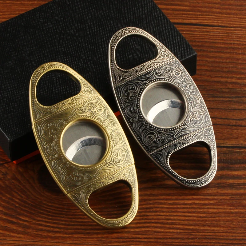 Резак для сигар из нержавеющей стали Острые Ножницы карманные аксессуары с