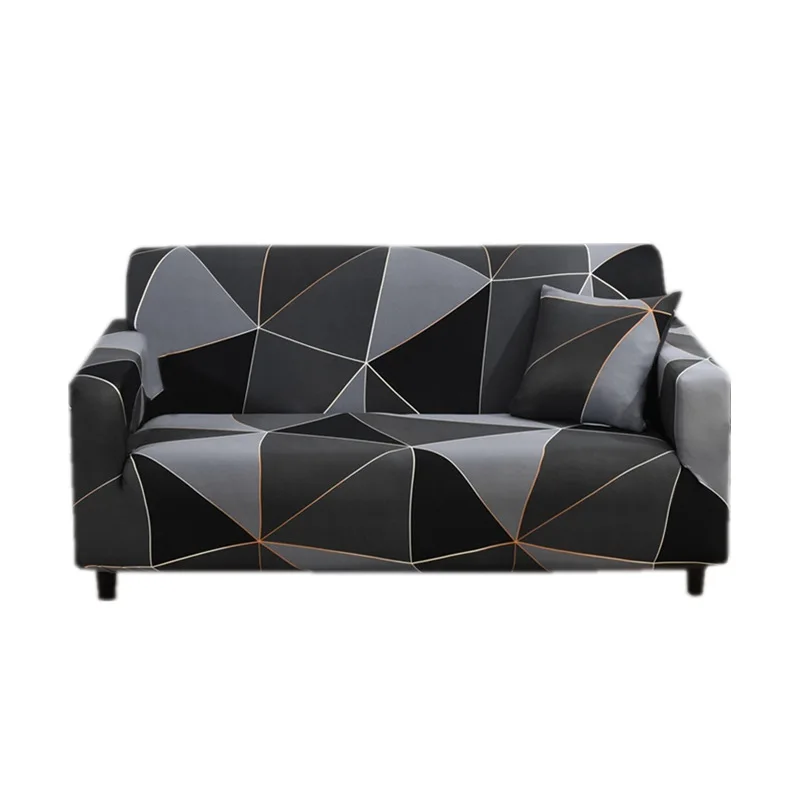 

Geometry Plaid Sofa Cover Slipcovers Stretch Sofa Covers for Living Room Elastic Couch Chair Cover Sofa Towel 1/2/3/4-seater
