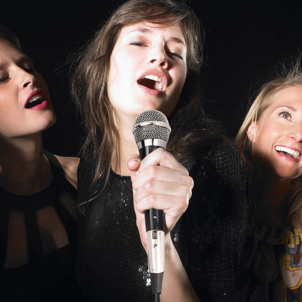 

Karaoke Microphone Handheld Professional Wired Dynamic Microphone Clear Voice Mic for Karaoke Part Vocal Music Performance hot