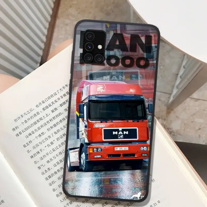 

Man trucks logo Phone Case for Samsung A91 01 10S 11 20 21 31 40 50 70 71 80 A2 CORE A10