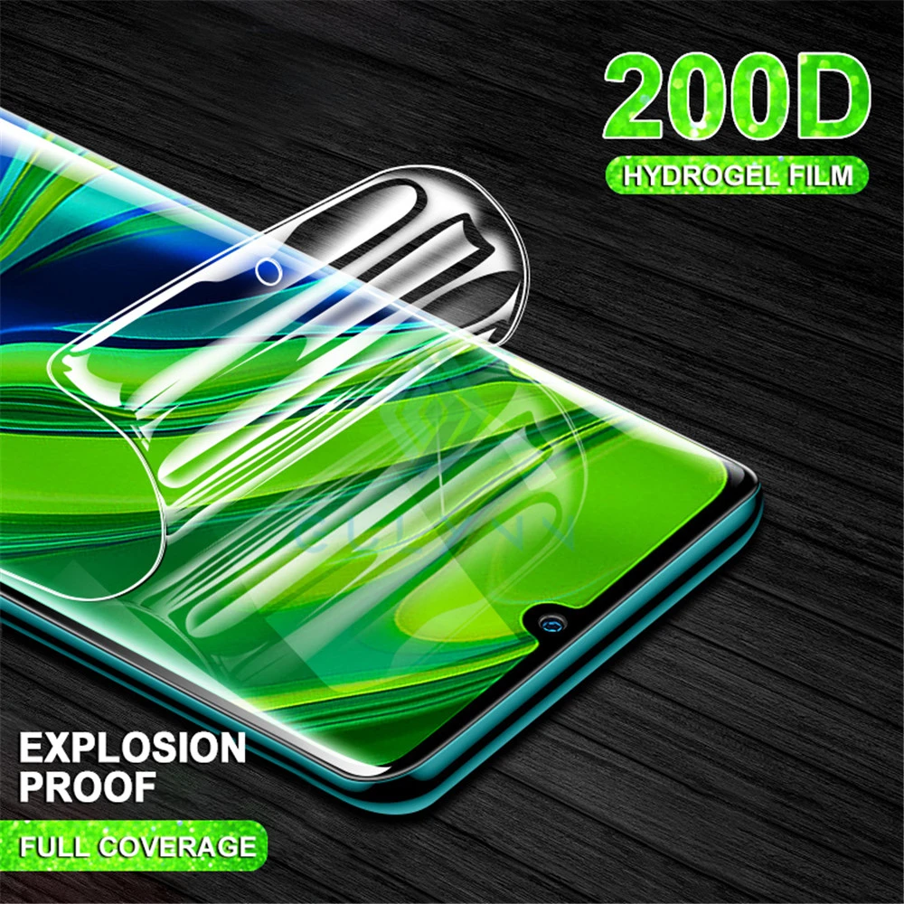 Гидрогелевая пленка 99D для Xiaomi Redmi K30 K20 Note 7 8 9 9S 8T Pro Mi 10 SE A2 A3 Lite 9T Poco X2 F1 10|Защитные