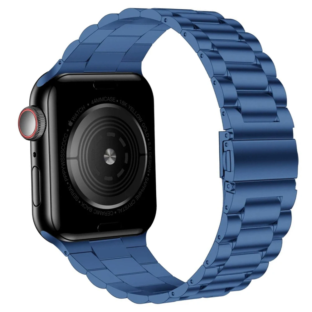 Для apple watch 6 44 мм 40 серия браслетов 4 5 se link для iwatch 3 42 38 ремешок из нержавеющей стали