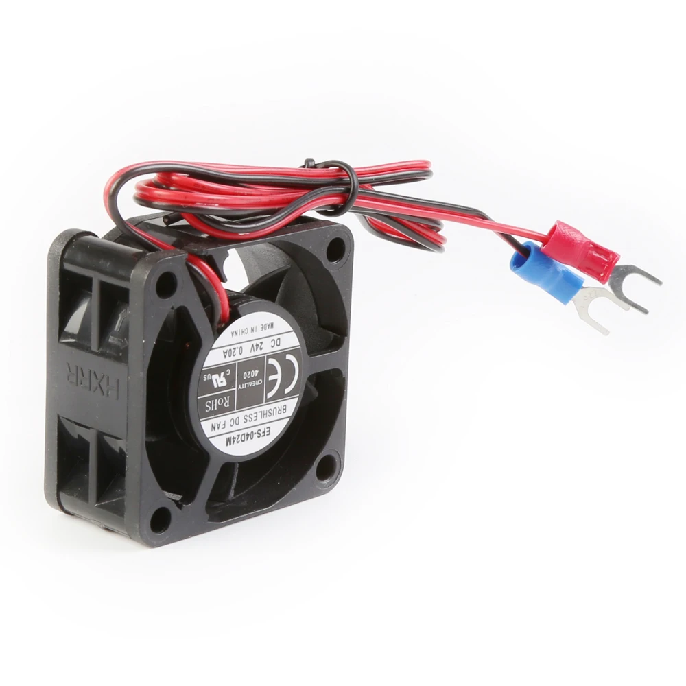 

24V CR-10S pro 4020 охлаждения осевые вентиляторы насадка осевой вентилятор L500 с 2 u-образных клеммы для CR-10S Pro V2 CR-X 3d принтер запчасти