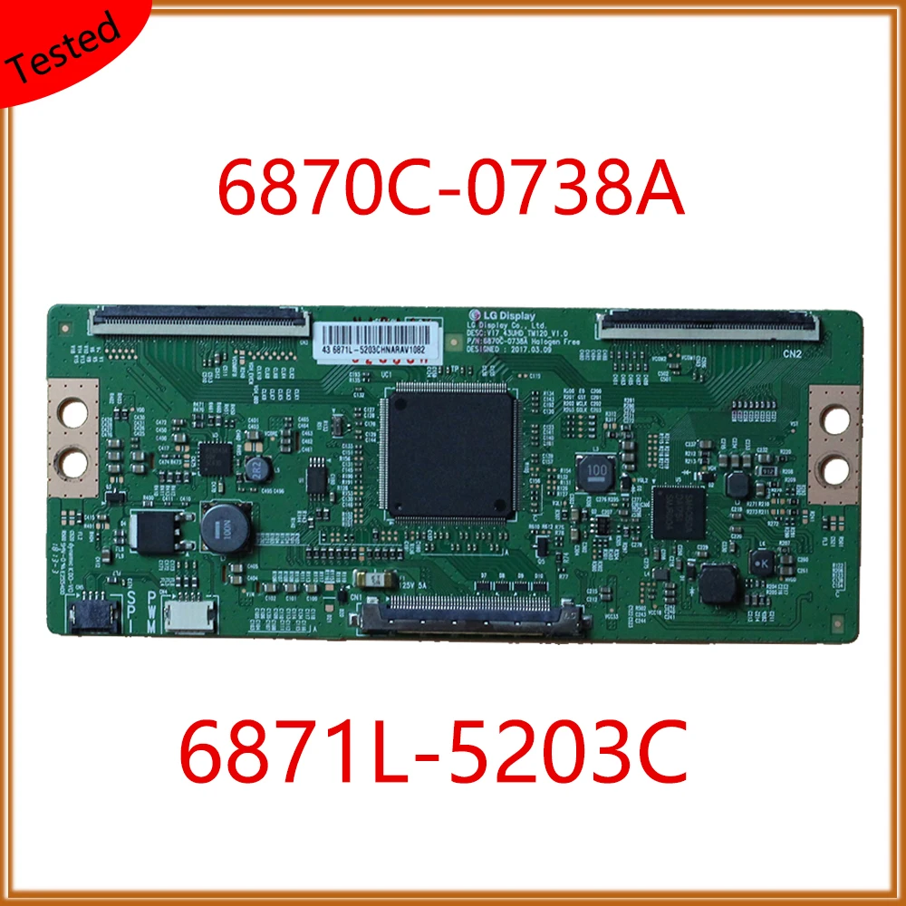 6870C 0738A T CON плата для оборудования Sony бизнеса оригинальная логическая V17 43UHD TM120 1 0
