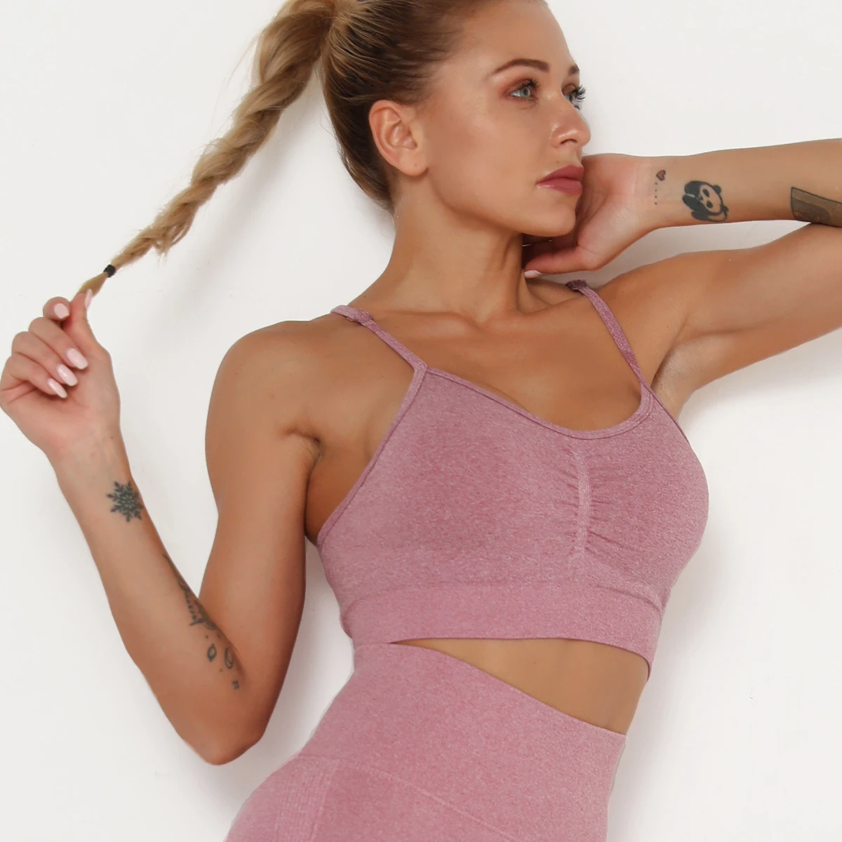 

Sports Bra crop top fitness women sportswear feminine sport top bras for fitness gym female underwear running push up Clothing