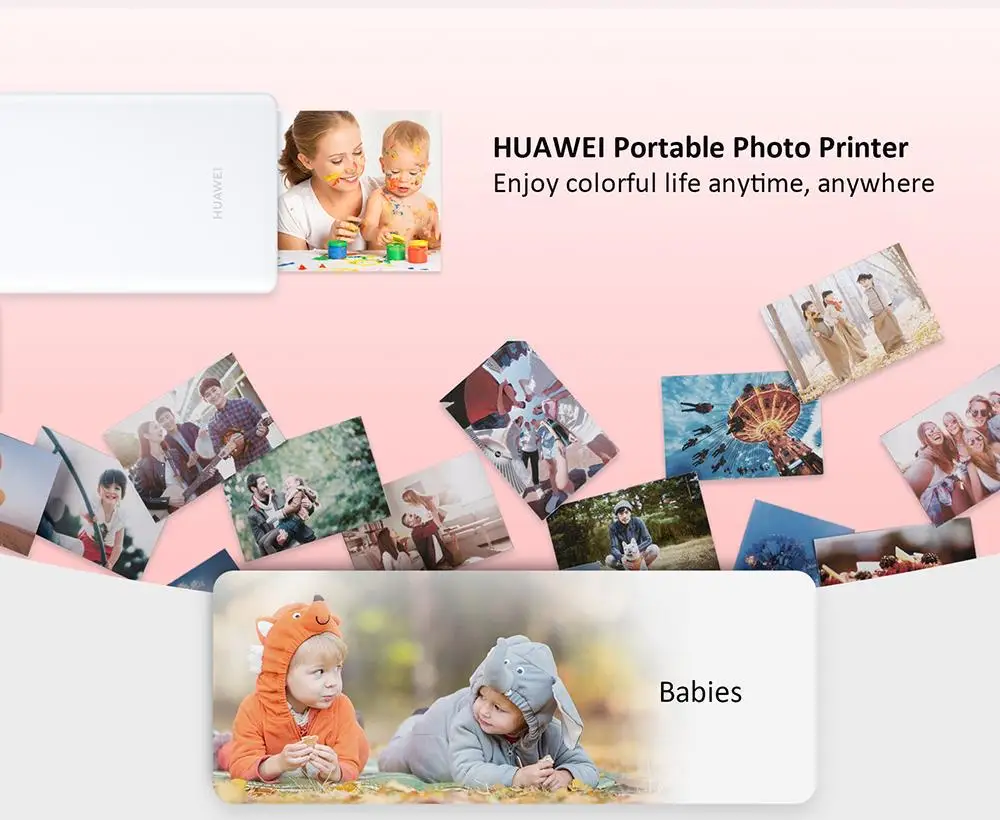 Фотобумага Huawei 2*10 листов карманная паста для фотографий фотобумага фотопринтера