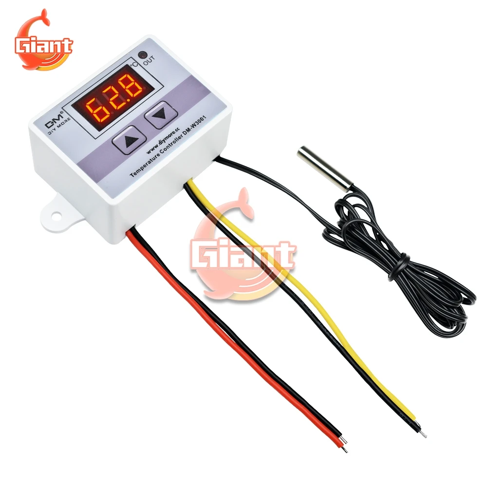 Цифровой термостат W3001 регулятор температуры с изолированным трансформатором