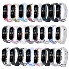 Цветные ремешки для Xiaomi Mi Band4 5, цветные складные силиконовые мягкие ТПУ спортивные сменные браслеты для Mi Band mi3 ремень